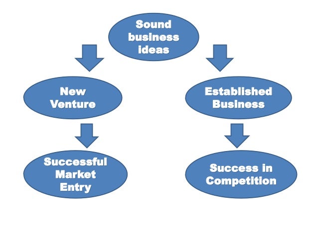 entrepreneurial activities in search of business opportunities sound business meaning